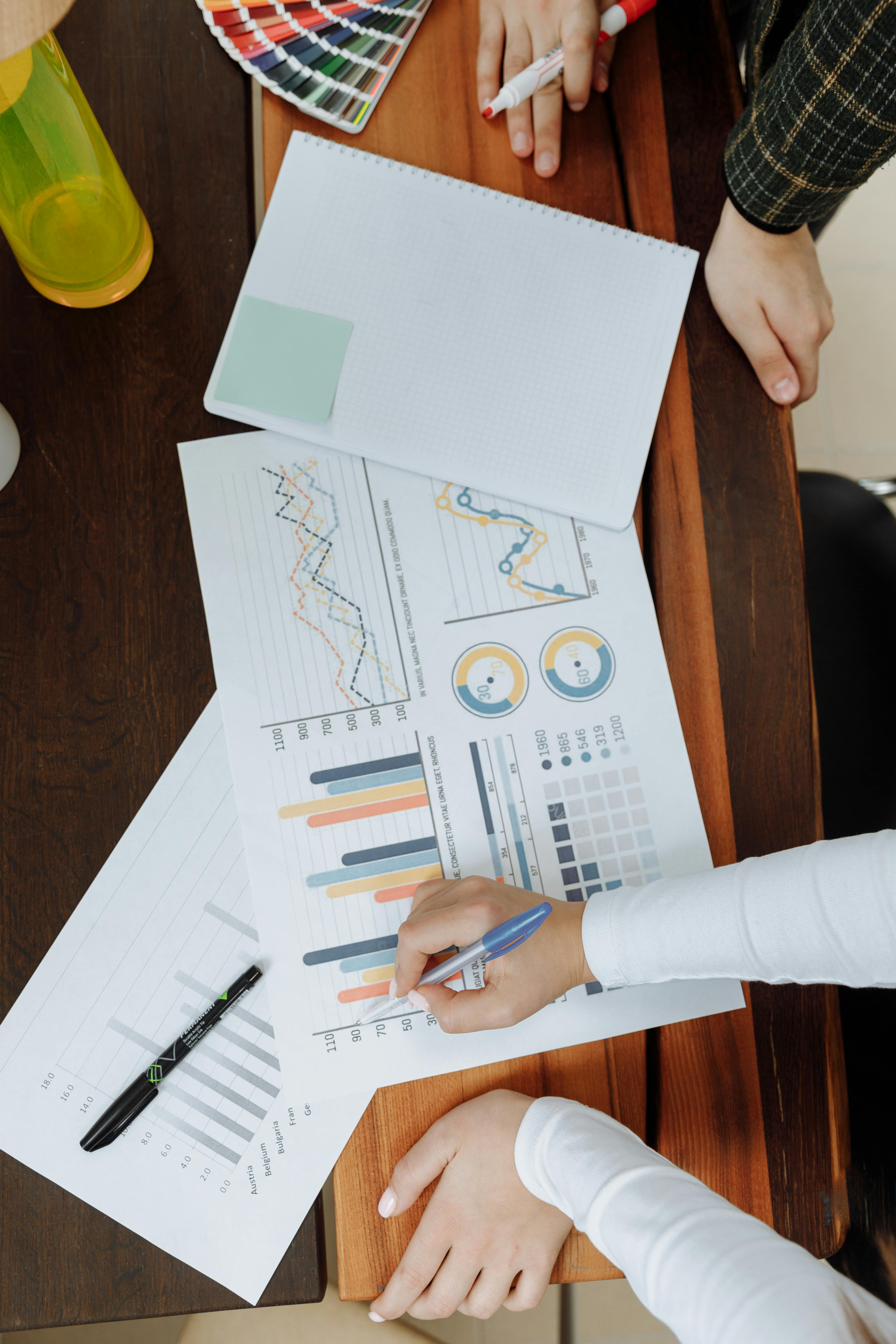 Business professionals in digital transformation meeting